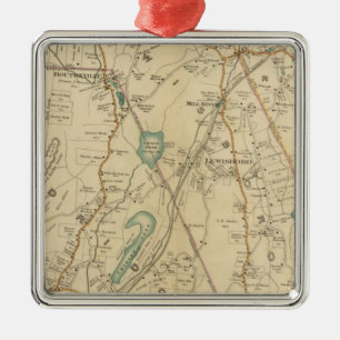 Nordnew york city 7 silbernes ornament