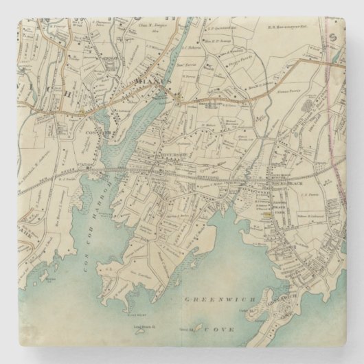 Nordnew york city 7 steinuntersetzer (Vorderseite)