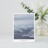 Nordnorwegen Arktische Landschaft Postkarte (Stehend Vorderseite)