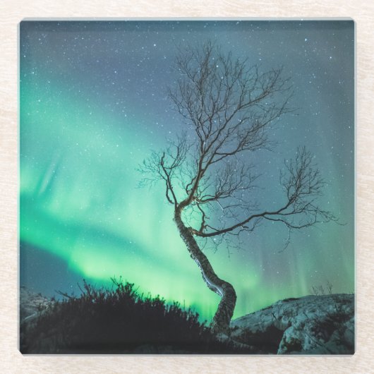 Nordnorwegen Glasuntersetzer (Vorderseite)