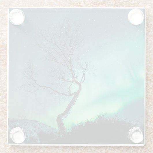 Nordnorwegen Glasuntersetzer (Rückseite)