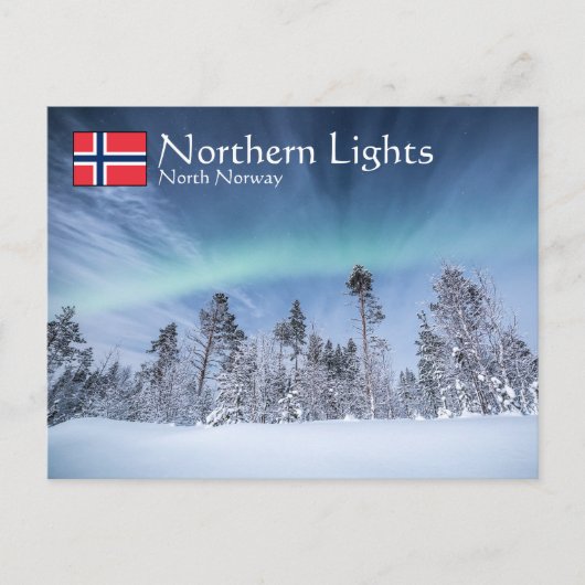 Nordnorwegen Postkarte (Vorderseite)