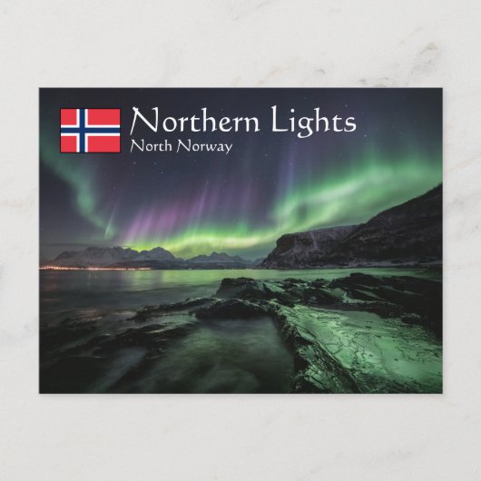 Nordnorwegen Postkarte (Vorderseite)