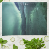 Nordnorwegische Aurora-Nacht Geschirrtuch (Gefaltet)