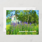 Nordnorwegische Postkarte (Vorne/Hinten)