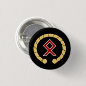 NordoCeltic Abzeichen - Torc u. Rune Button (Vorne & Hinten)