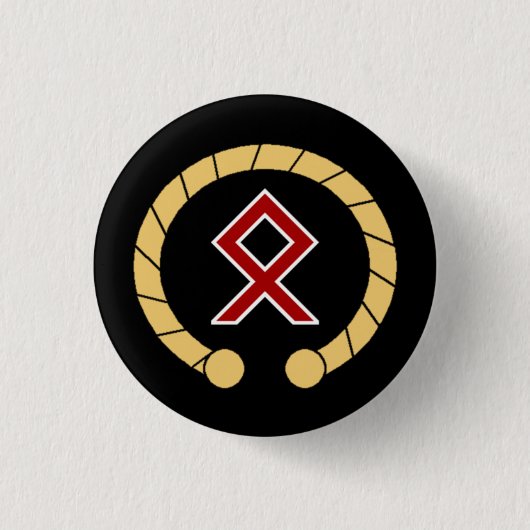 NordoCeltic Abzeichen - Torc u. Rune Button (Vorderseite)