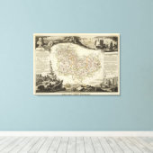 Nordodaten Leinwanddruck (Insitu (Holzboden))