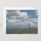 Nordost-Arizona Trockene Ebenen Postkarte (Vorne/Hinten)