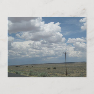 Nordost-Arizona Trockene Ebenen Postkarte