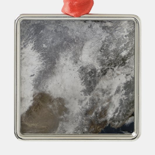 Nordost-China Silbernes Ornament (Vorne)