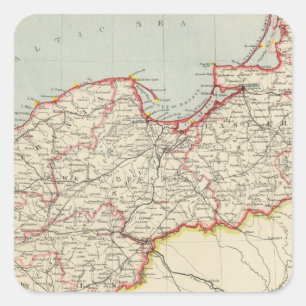 Nordost-Deutsches Reich Quadratischer Aufkleber