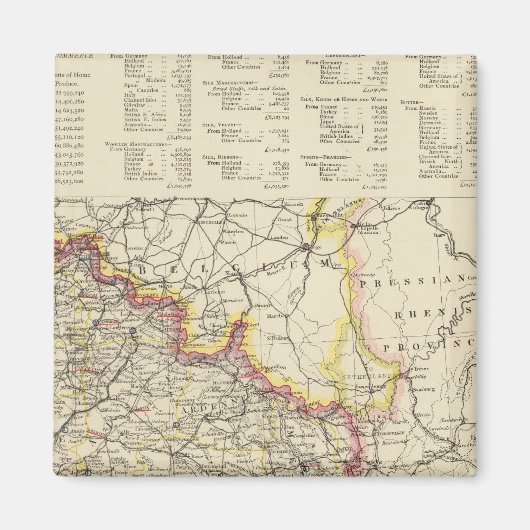 Nordost-Frankreich Magnet (Vorne)