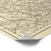 Nordost-Frankreich Poster (Ecke)