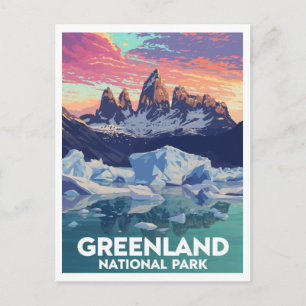 Nordost-Grönland-Nationalpark Postkarte