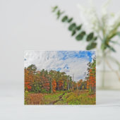 Nordost-Herbst Postkarte (Stehend Vorderseite)