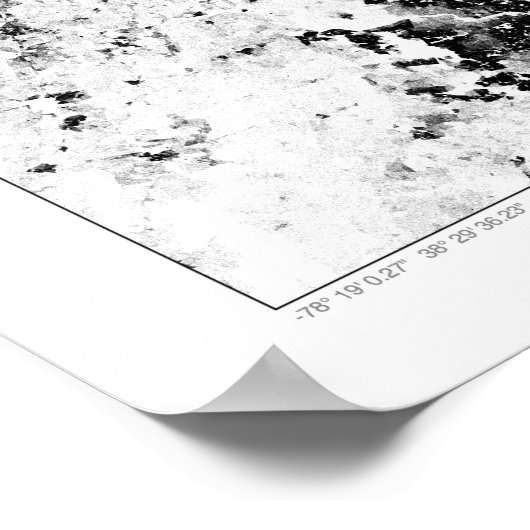 Nordost Korridor Census Dotmap Poster (Ecke)