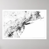 Nordost Korridor Census Dotmap Poster (Vorne)