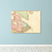 Nordost-Nordamerika Leinwanddruck (Insitu (Holzboden))