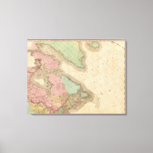 Nordost-Nordamerika Leinwanddruck (Vorderseite)