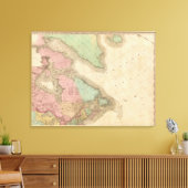 Nordost-Nordamerika Leinwanddruck (Insitu (Wohnzimmer))