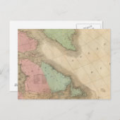 Nordost-Nordamerika Postkarte (Vorne/Hinten)