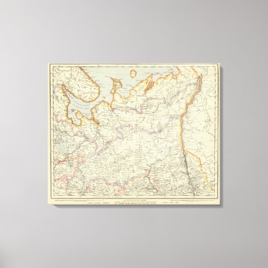 Nordost-Russland Leinwanddruck (Vorderseite)