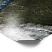 Nordost-Staaten Fotodruck (Ecke)