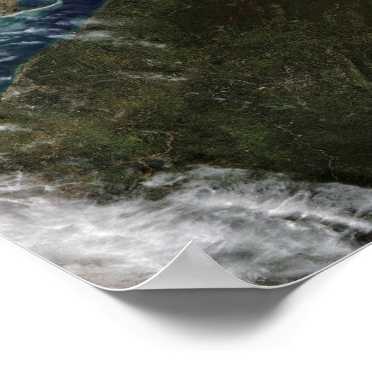 Nordost-Staaten Poster (Ecke)