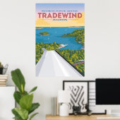 Nordost Summer Tradewind Aviation Poster (Heimbüro)