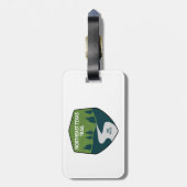 Nordost-Texas-Weg Gepäckanhänger (Rückseite vertikal)