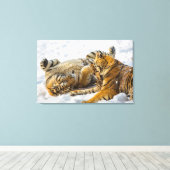 Nordost-Tiger Leinwanddruck (Insitu (Holzboden))