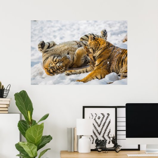 Nordost-Tiger Poster (Heimbüro)