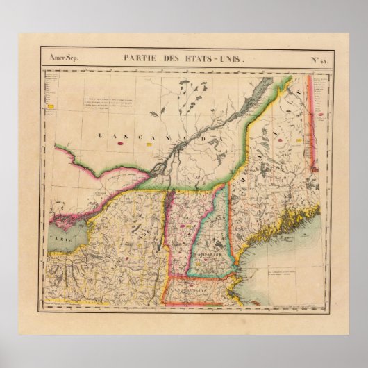 Nordost - Vereinigte Staaten 43 Poster (Vorne)