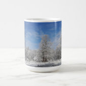 Nordost-Winter-Szene Kaffeetasse (Mittel)