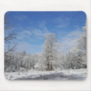 Nordost-Winter-Szene Mousepad