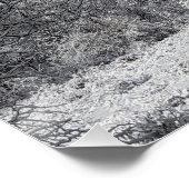 Nordost-Winter-Szene Poster (Ecke)