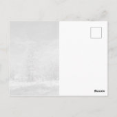 Nordost-Winter-Szene Postkarte (Rückseite)