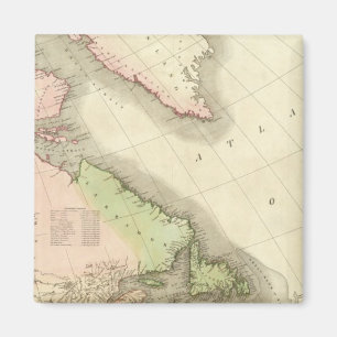 Nordosten Nordamerikas Magnet