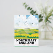 Nordostengland Reiseplakat. (Stehend Vorderseite)