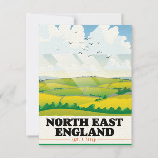 Nordostengland Reiseplakat.