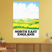 Nordostengland Reiseplakat. Leinwanddruck (Insitu (Wohnzimmer))