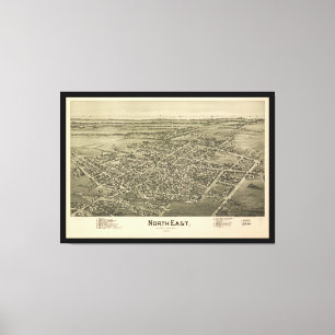 Nordosterie county Pennsylvania (1896) Leinwanddruck
