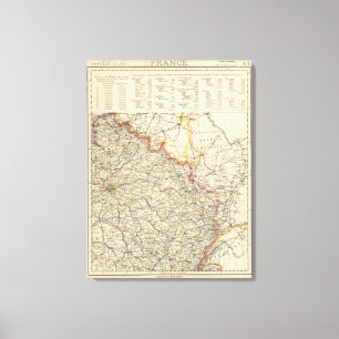 Nordostfrankreich Leinwanddruck
