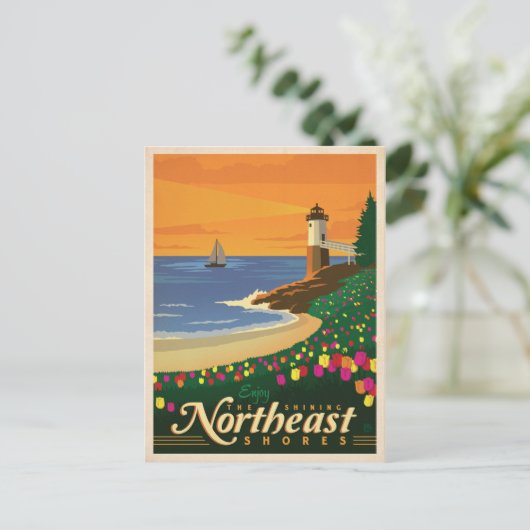 Nordostküste | Vereinigte Staaten Postkarte (Stehend Vorderseite)