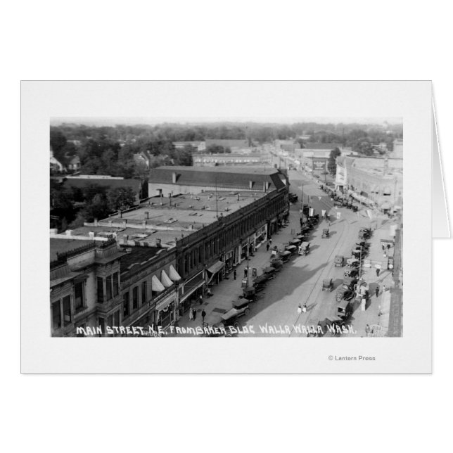 Nordöstliche Sicht auf die Main St vom Baker Bldg (Vorderseite (Horizontal))