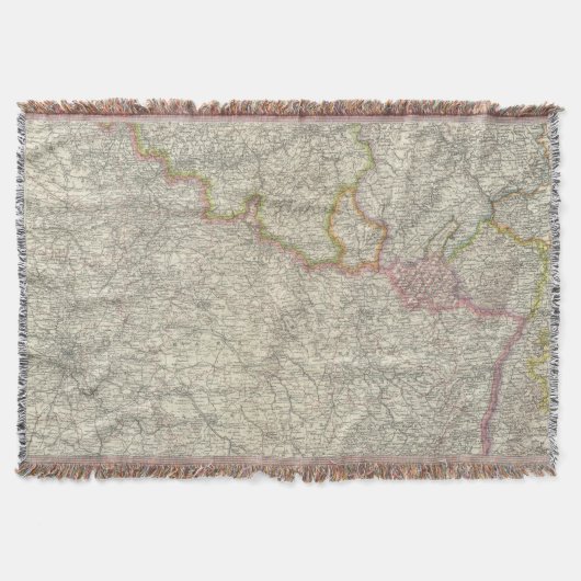 Nordöstliches Frankreich Decke (Vorderseite)