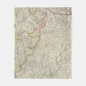 Nordöstliches Frankreich Fleecedecke (Vorderseite)