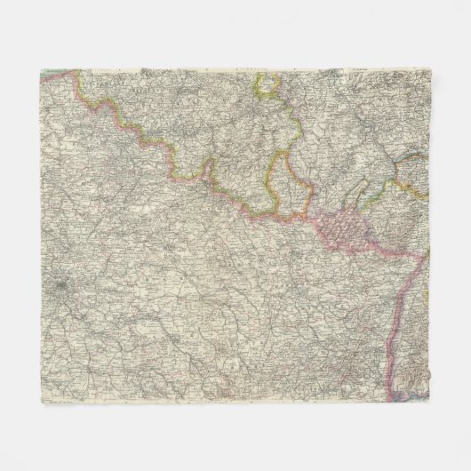 Nordöstliches Frankreich Fleecedecke (Vorderseite (Horizontal))
