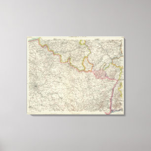 Nordöstliches Frankreich Leinwanddruck